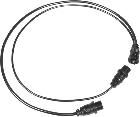 720111-1 14 M ID SIDB Y Splitter Cable fits for Humminbird SOLIX, APEX, XPLORE | Connect Side Imaging & 2D Transducers | Supports Airmar Transducer ID | 30 Inch Durable Y Cable in Saudi Arabia