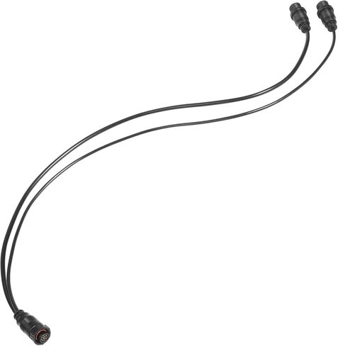 720111-1 14 M ID SIDB Y Splitter Cable fits for Humminbird SOLIX, APEX, XPLORE | Connect Side Imaging & 2D Transducers | Supports Airmar Transducer ID | 30 Inch Durable Y Cable in Saudi Arabia