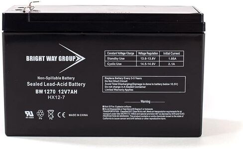 Bright Way Replacement Battery for SLA Marcum Showdown 5.6 Fishing Locator 12V 7Ah Fish Finder in Saudi Arabia