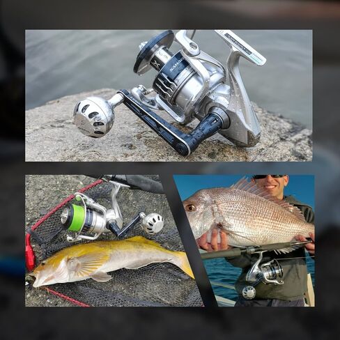 مقبض طاقة GOMEXUS متوافق مع بكرة الغزل Shimano Stella SW 4000-20000 Saragosa SW 5000-14000 in Kuwait