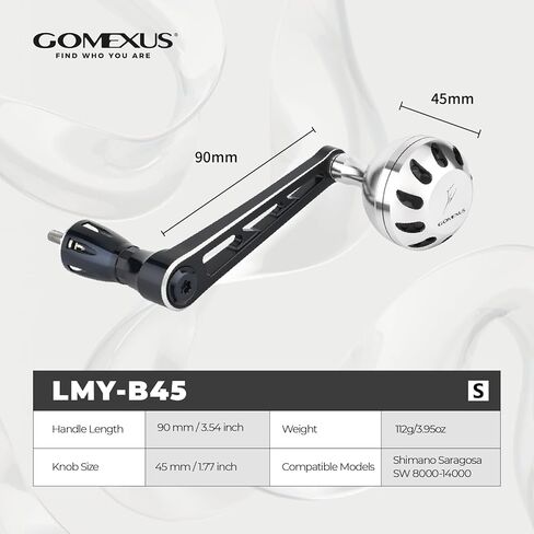 مقبض طاقة GOMEXUS متوافق مع بكرة الغزل Shimano Stella SW 4000-20000 Saragosa SW 5000-14000 in Kuwait