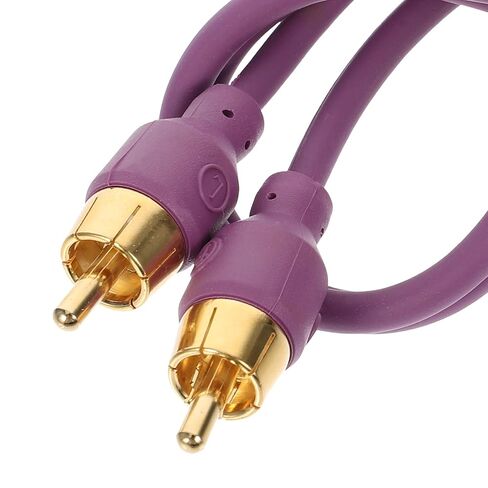 NUOBESTY Car Power Amplifier Cable Audio Speaker Splitter 1 Female to 2 Stereo Speaker Wire for Car Subwoofer Installation Automotive Amplifier Wiring in Saudi Arabia