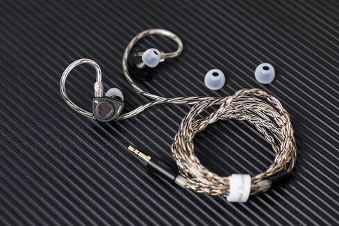 Linsoul SIMGOT EW300 HBB 1DD+1Planar+1PZT محرك هجين في شاشة الأذن، سماعات أذن سلكية IEM وKiwi Ears Flex Earbud Tips، نصائح بديلة من السيليكون IEM in Kuwait