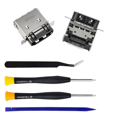 1x HDMI Port Replacement for Xbox Series X, Display Socket Jack Connector Repair for XSX Console, M1087810+Tools in Saudi Arabia