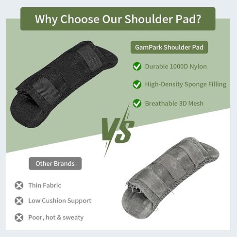 2 Pack Shoulder Strap Pad, Tactical Backpack Shoulder Pads for Sling Bag Strap, Soft Breathable Mesh Cushion Gear for Universal Vest Plate Carrier in Saudi Arabia