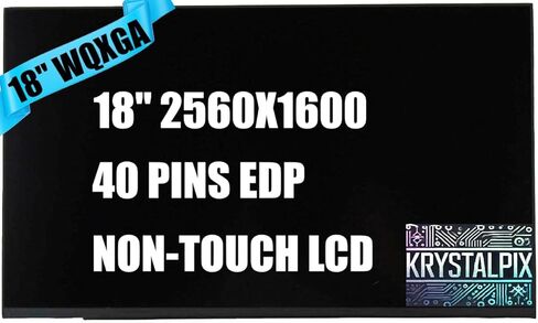 New KrystalPix LCD Display FITS- Replacement Panel for 18010-18030000 Asus Rog Strix G18 G814J G814JZR G814JZR-G18.I94080 LCD LED Screen 18" WQXGA 2560X1600 Non-Touch New 240hz 40 pins Display in Saudi Arabia