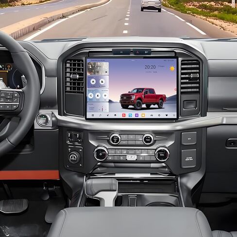 لفورد F150 2021-2024 راديو أندرويد 13.1 بوصة 1920 * 1200 2K HD شاشة تعمل باللمس وحدة رأس Wirless Carplay نظام تحديد المواقع والملاحة شاشة ترقية مشغل الوسائط المتعددة أندرويد ستيريو تلقائي مع بلوتوث 5G واي فاي in Kuwait