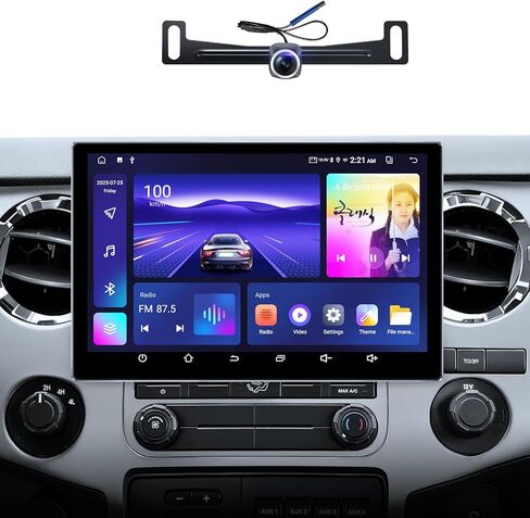 راديو ستيريو للسيارة 11.5 بوصة 4G+64G Android لسيارة Ford F150 (2004-2008) F250 F350 F450 (2008-2016) Focus Fusion (2005-2007) مع Carplay Android Auto GPS Bluetooth 5G WiFi SWC التي تعمل باللمس in Saudi Arabia