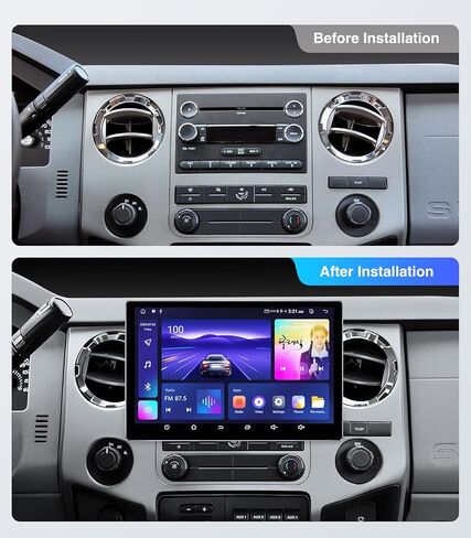 راديو ستيريو للسيارة 11.5 بوصة 4G+64G Android لسيارة Ford F150 (2004-2008) F250 F350 F450 (2008-2016) Focus Fusion (2005-2007) مع Carplay Android Auto GPS Bluetooth 5G WiFi SWC التي تعمل باللمس in Saudi Arabia