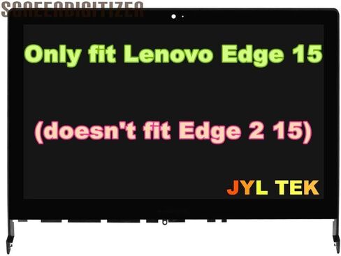15.6" FHD LCD Screen LED Display + Touch Digitizer + Bezel Frame Assembly 00JT261 for Lenovo Edge 15 80H1 80K9 80H1X001US 80H1X002US in Saudi Arabia