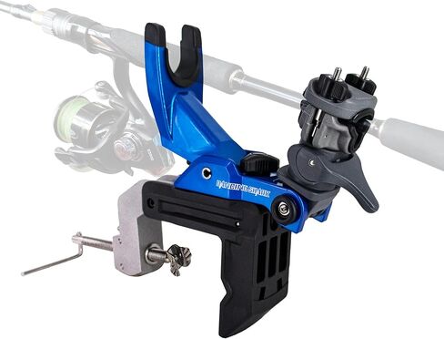 Offshore Trolling Fishing Rod Holder with Enlarge Clamp for Boat, Heavy-Duty for Big Game Fishing Rod, Innovative 1S Quick Release in Saudi Arabia