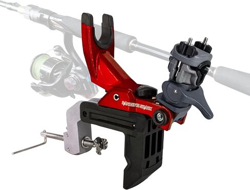 Offshore Trolling Fishing Rod Holder with Enlarge Clamp for Boat, Heavy-Duty for Big Game Fishing Rod, Innovative 1S Quick Release in Saudi Arabia
