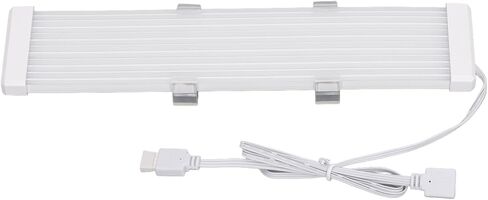 مجموعة كابل Naroote ARGB ذات الأكمام الممتدة، مجموعة موصلات 5V ARGB 3 Pin، قابلة للبرمجة 16.8 مليون لون مع شريط دليل ضوء السيليكون الناعم، مثالية للوحة الأم للكمبيوتر المكتبي (X8 Flat (لـ in Kuwait