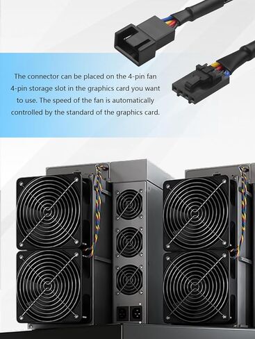 GINTOOYUN 4-Pin PWM Fan CRJ Locking Adapter Cable for Dell Motherboards 15cm丨Tinned Copper Braided, Secure Lock Connector for CPU/Case Fans in Saudi Arabia