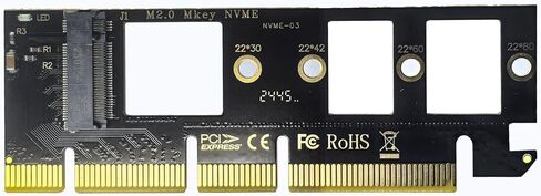 بطاقة محول M.2 NVMe إلى PCIe 4.0 X4، محول SSD مع ضوء مؤشر LED، متوافق مع مواصفات SSD 2230 2242 2260 2280 in Kuwait