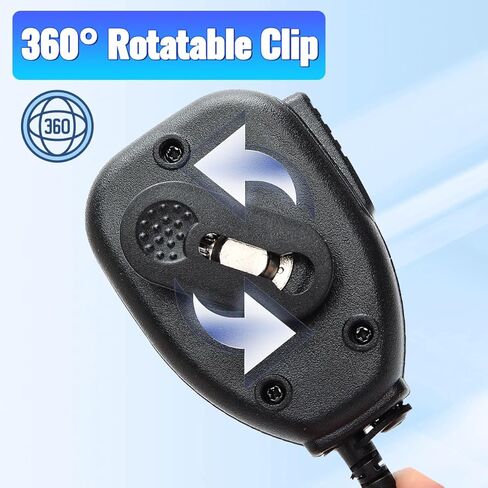ميكروفون مكبر صوت راديو BAOFENG Ham متوافق مع BAOFENG UV-9G GMRS UV-9R PRO ملحقات محمولة على الكتف، قطعتان in Saudi Arabia