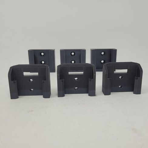 Fits Hercules 12v & 20v Battery Holder Black 3 of Each Organizer in Saudi Arabia