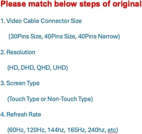 EM EMAJOR TECH New Screen Replacement for HP P/N L73066-JD2 1920X1080 FHD Non-Touch LCD LED Display with Set of Tape and Tools in Saudi Arabia