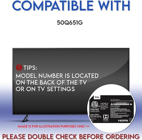 stand's Base Legs Replacement fit for TCL 55" Series (55Q651G, 55S435) - Compatible with Part Numbers A02900-0 & A02901-0 - Heavy Duty Pedestal Feet with Screws Included in Saudi Arabia
