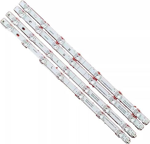 4TV(16pcs) LED Backlight Strip Compatible with Hisense JL.D425E1330-003BS-M_V02 43" TV 43R6E3 43h6g 43R6090G 43H6570G 43R6000GM 14 Lamp (Color : 4PCS(1TV)) in Saudi Arabia