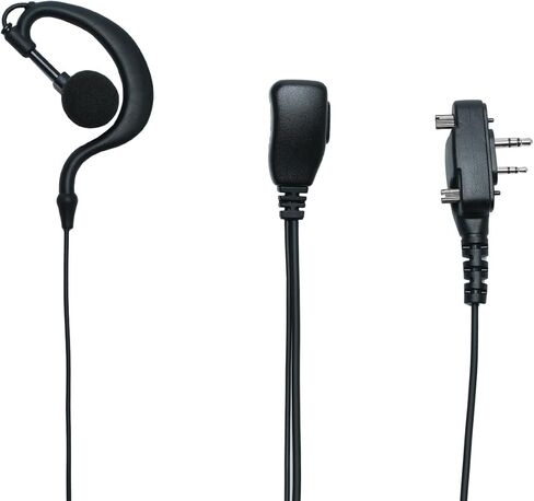 سماعة أذن على شكل G مع ميكروفون Ptt متوافقة مع ICOM IC-F4000 F2000 F3230 F2100D A16 U88 F3033 F4033 F4230D V86 G86 جهاز اتصال لاسلكي ثنائي الاتجاه in Saudi Arabia