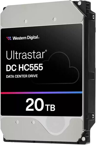 Western Digital Ultrastar WUH722020CLE6L4 20 TB Hard Drive - 3.5" Internal - SATA - Energy-Assisted Magnetic Recording (EAMR) Method in Saudi Arabia