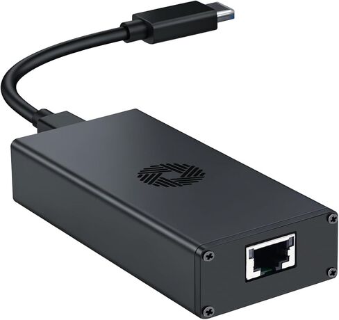 محول USB C إلى إيثرنت، محول شبكة USB 3.2 من النوع C إلى RJ45 10 جيجابت إيثرنت LAN، محول شبكة سلكية 10 جيجابت في الثانية متوافق مع أجهزة MacBook وiPad والكمبيوتر المحمول وPS4 وPS5 in Saudi Arabia