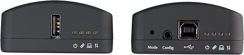 StarTech.com USB 2.0 موسع فوق كابل Cat5e/Cat6 (RJ45) - طقم محول موسع USB معدني صناعي يعمل محليًا أو عن بعد مع حماية ESD - 330 قدمًا / 100 متر - 480 ميجابت في الثانية (USB2001EXT2PNA) in Saudi Arabia