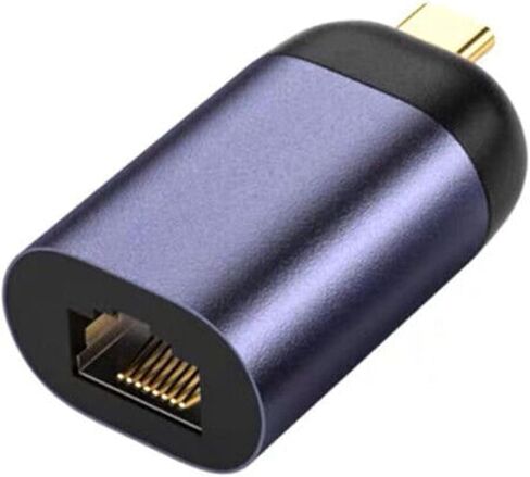 محول USB-C إلى إيثرنت من الألومنيوم المتين - جسر شبكة عالي السرعة 100 ميجابت في الثانية لأجهزة الكمبيوتر المحمولة والأجهزة اللوحية - محول إيثرنت in Saudi Arabia