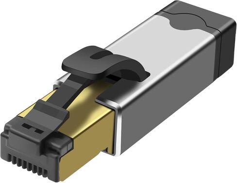 XMSJSIY Ethernet to USB-C Female Adapter Connector RJ45 to Type-C Female Gigabit Network Internet LAN Adapter Portable Converter for Travel/Office, Compatible with Daily Charging Cables-1 PCS in Saudi Arabia