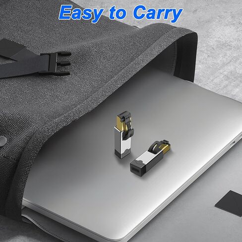 XMSJSIY Ethernet to USB-C Female Adapter Connector RJ45 to Type-C Female Gigabit Network Internet LAN Adapter Portable Converter for Travel/Office, Compatible with Daily Charging Cables-1 PCS in Saudi Arabia
