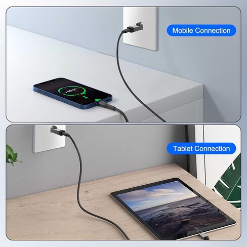XMSJSIY Ethernet to USB-C Female Adapter Connector RJ45 to Type-C Female Gigabit Network Internet LAN Adapter Portable Converter for Travel/Office, Compatible with Daily Charging Cables-1 PCS in Saudi Arabia