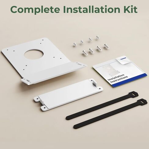 Metal VESA Mount Adapter Plate Bracket Only for Apple iMac 24-inch M1, M3, M4 Series Monitors, Fits 75x75/100x100 VESA Pattern, White VESA Mounting Plate for Monitor Arm Mounting, Hardware Included in Saudi Arabia
