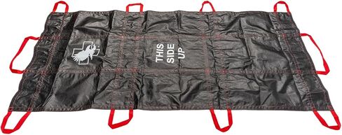 North American Rescue Elite Red Responder Litter NAR Cost Effective Emergency Carry Litter Quiklitter for Rapid Deployment, 500 LBS, 10 Handles (60-0080) in Saudi Arabia