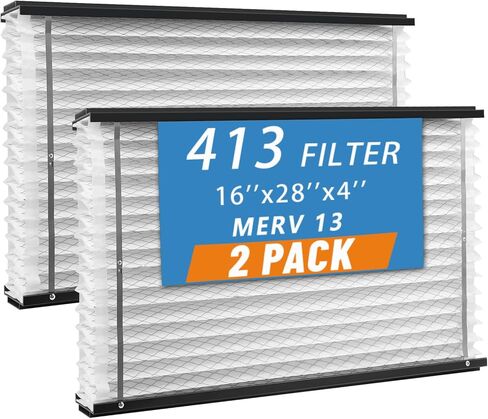 2-Pack 213 Replacement Filter, Compatible with Aprilaire 1210, 1620, 2210, 2216, 3210, 4200, 20x25x4 Inches MERV 13 Furnace Air Filter in Saudi Arabia