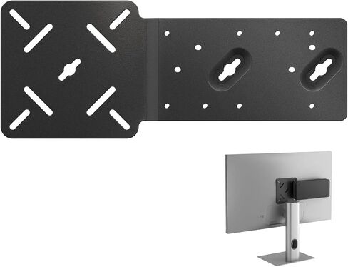 لوحة تثبيت معدنية VESA لجهاز Dell WD25 SD25 Series Dock، حامل محطة إرساء قوي متوافق مع Dell UD22 WD19 WD19S WD22TB4 WD19TBS، حامل خلفي للشاشة/المكتب in Saudi Arabia