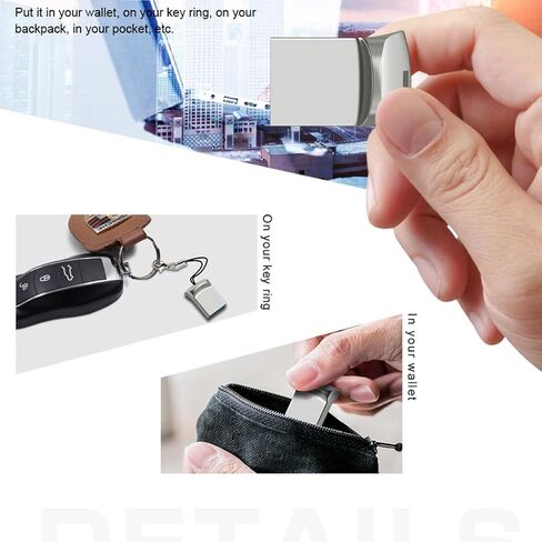 محرك فلاش USB سعة 32 جيجابايت مع محول من النوع C، محرك قلم USB 2.0 عالي السرعة، شريحة ذاكرة تخزين صغيرة للهاتف/الوسادة/الكمبيوتر الشخصي/الكمبيوتر المحمول - (فضي 32 جيجابايت) in Saudi Arabia