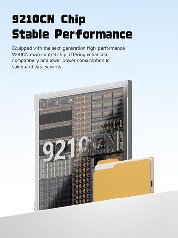 حاوية SSD، حافظة محرك أقراص صلبة خارجي USB 3.2 Gen2 بسرعة 10 جيجابت في الثانية إلى NVMe PCI-E M.2 SSD، حاوية محرك أقراص صلبة خارجي M.2 لأجهزة MacBook Laptop iPad Android iPhone 17 Pro Max (أصفر 2230-2280) in Saudi Arabia
