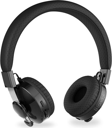 LilGadgets Untangled Pro Kids On-Ear Headphones - Bluetooth Wireless Headphones – Volume-Limited to 93 dB with Built-in Sharing Port (Rainbow Cat) in Saudi Arabia