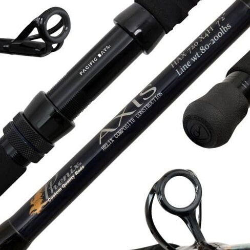Phenix Rods AXIS Casting / 7'2 بوصة / 1 قطعة / تصنيف خط 60-130 LB / معتدل / عمل سريع الاستدقاق / أدلة Fuji BHBNG / مقعد بكرة خليج PAC / مقبض HYPALON in Saudi Arabia