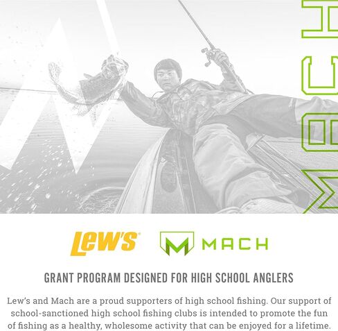 Lew’s MACH 1 Casting Fishing Rod, 7-Foot 4-Inch, 1-Piece IM7 Graphite Rod with Heavy Power and Fast Action, Winn Dri-Tac Split-Grip in Saudi Arabia