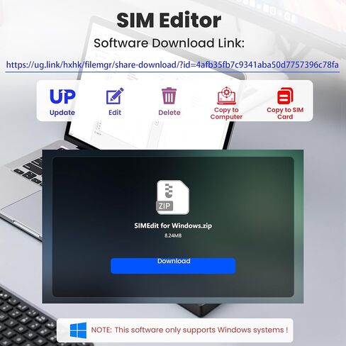 USB C SIM Card Reader - Sim Card Adapter Kit with Eject Pin - Standard/Micro/Nano Sim Card Readers - USBC to Sim Card Adapter Edit and Read Messages/Contacts - SIM Adapters for Laptop Computer Windows in Saudi Arabia
