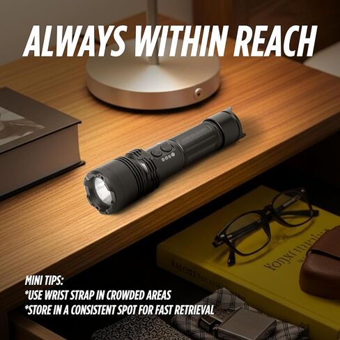 حارس الكلب الأمن LightSafer الصاعقة بندقية الدفاع عن النفس، مصباح يدوي LED، قوة الشرطة بندقية الصاعقة مع تكنولوجيا الشق المخفية، قابلة للشحن مع مؤشر الشحن in Kuwait