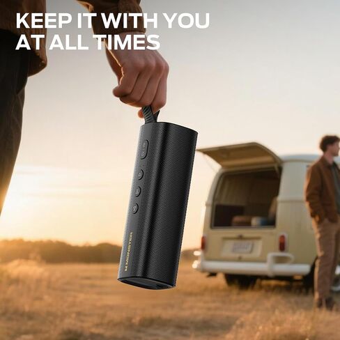 Monster S290 Bluetooth Speaker, Portable Bluetooth Speaker With 30W Loud Stereo Sound, Bluetooth 6.0, 15H Playtime, TWS Pairing, Support AUX/TF Card, IPX6 Waterproof Wireless Speaker for Home, Outdoor in Saudi Arabia