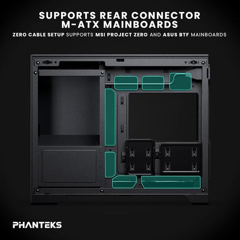 PHANTEKS XT V3 Micro-ATX Case - Black in Saudi Arabia