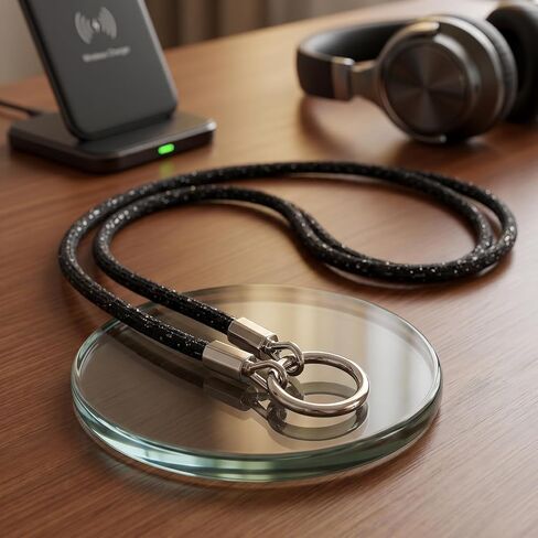 Phone Strap – Rhinestone Lanyard with Bling Crystal Metal Purse Strap, Phone Lanyard Crossbody Bling with Tether Patch, Chain for Phone Case, Crossbody Chain for Phones Handbags Wallets in Saudi Arabia