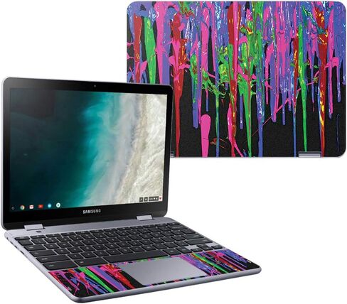 MightySkins Skin Compatible with Samsung Chromebook Plus LTE (2018) - Star Power | Protective, Durable, and Unique Vinyl Decal wrap Cover | Easy to Apply, Remove, and Change Styles | Made in The USA in Saudi Arabia