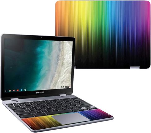MightySkins Skin Compatible with Samsung Chromebook Plus LTE (2018) - Star Power | Protective, Durable, and Unique Vinyl Decal wrap Cover | Easy to Apply, Remove, and Change Styles | Made in The USA in Saudi Arabia