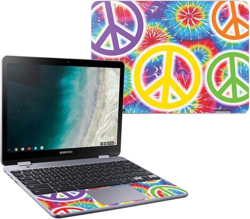MightySkins Skin Compatible with Samsung Chromebook Plus LTE (2018) - Star Power | Protective, Durable, and Unique Vinyl Decal wrap Cover | Easy to Apply, Remove, and Change Styles | Made in The USA in Saudi Arabia