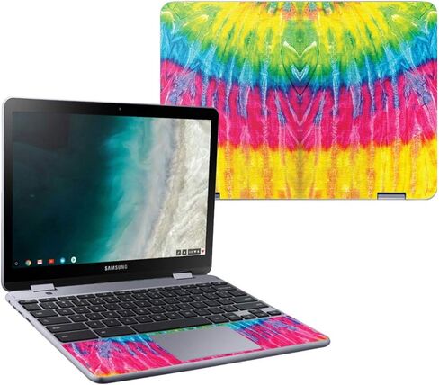 MightySkins Skin Compatible with Samsung Chromebook Plus LTE (2018) - Star Power | Protective, Durable, and Unique Vinyl Decal wrap Cover | Easy to Apply, Remove, and Change Styles | Made in The USA in Saudi Arabia